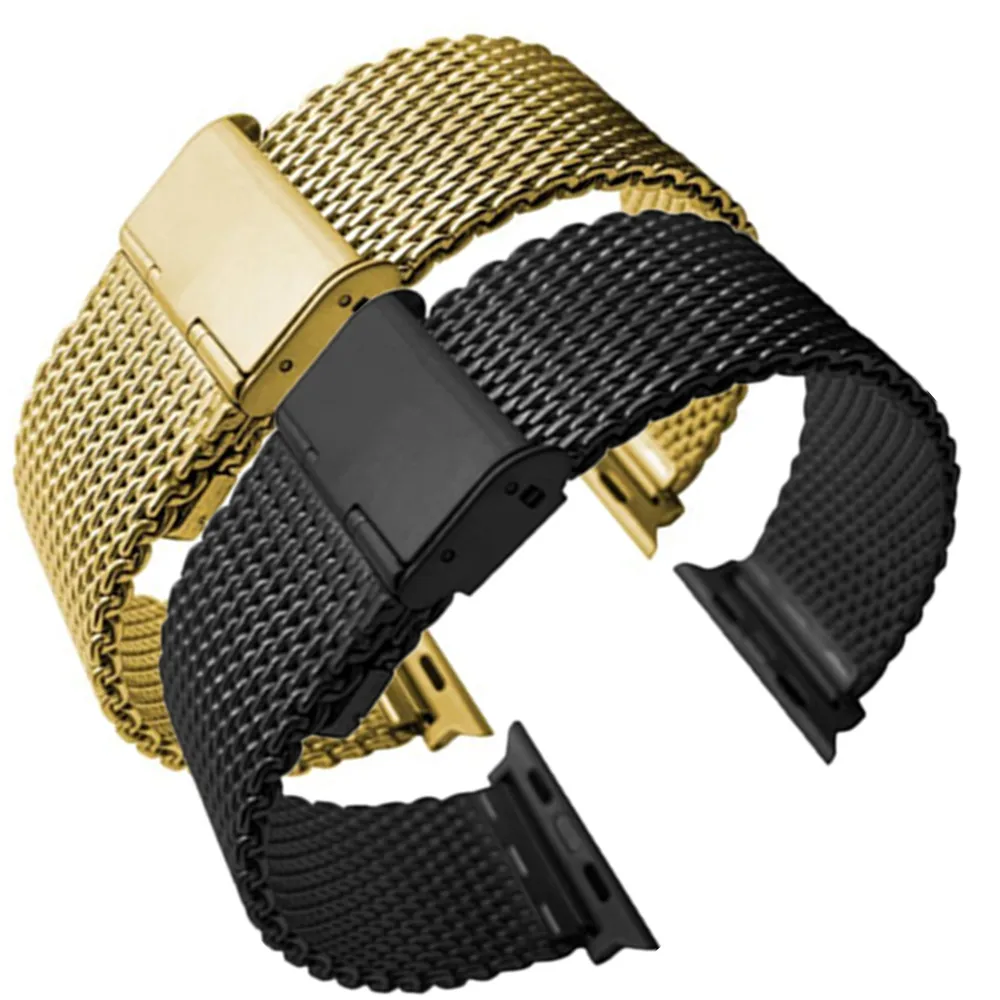 Металлический браслет для Apple Watch 4 band толстый Миланский Браслет 2/38 Мм 44/40 мм iwatch