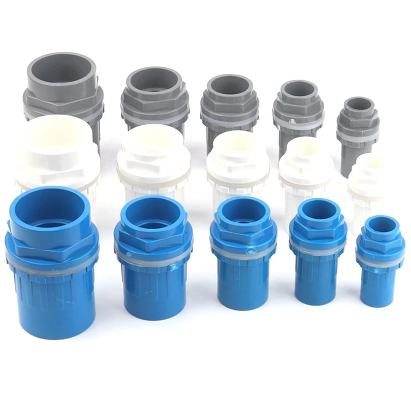 

1 шт. I.D20 ~ 50 мм, новый дизайн, высококачественные соединители для труб из ПВХ, розетка для резервуара для воды, входные соединения для аквариу...