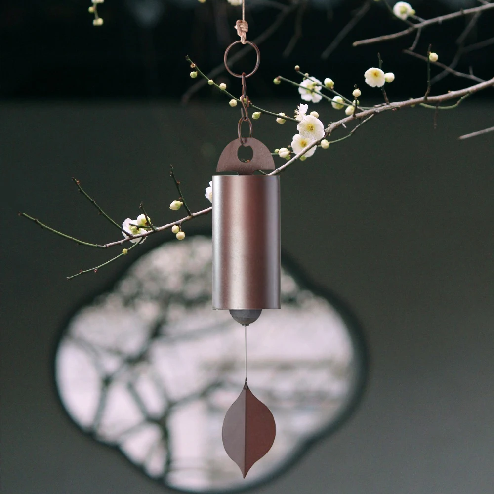 

BORUiT New Outdoor Courtyard Retro Metal Hanging Wind Chime Pendant for Patio,Balcony,Garden Wind Bells Hanging Ornament