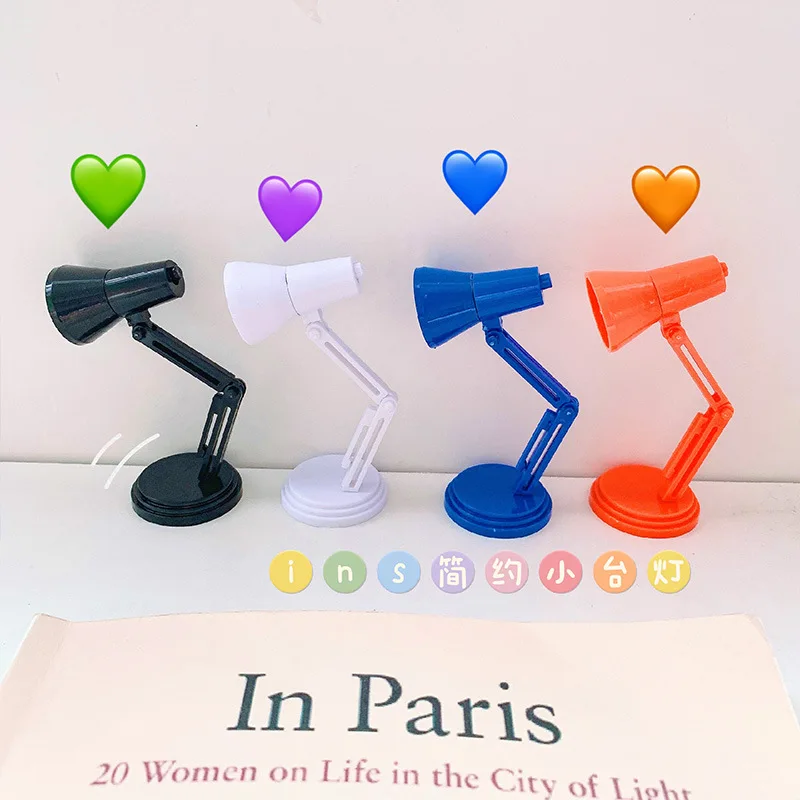 

Creative Mini Night Light Student Dormitory Reading Unplugged Small table Lamp Portable Foldable Eye Protection Learning Lamp