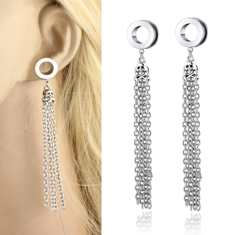 

Набор украшений JUNLOWPY, сережки-расширители Из Нержавеющей Стали Для Пирсинга Ушей, 60 шт., 6-16 мм, 00 г