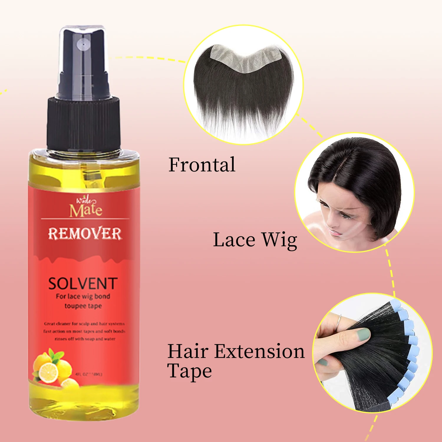 Средство для удаления клея на кружевной основе средство | Шиньоны и парики