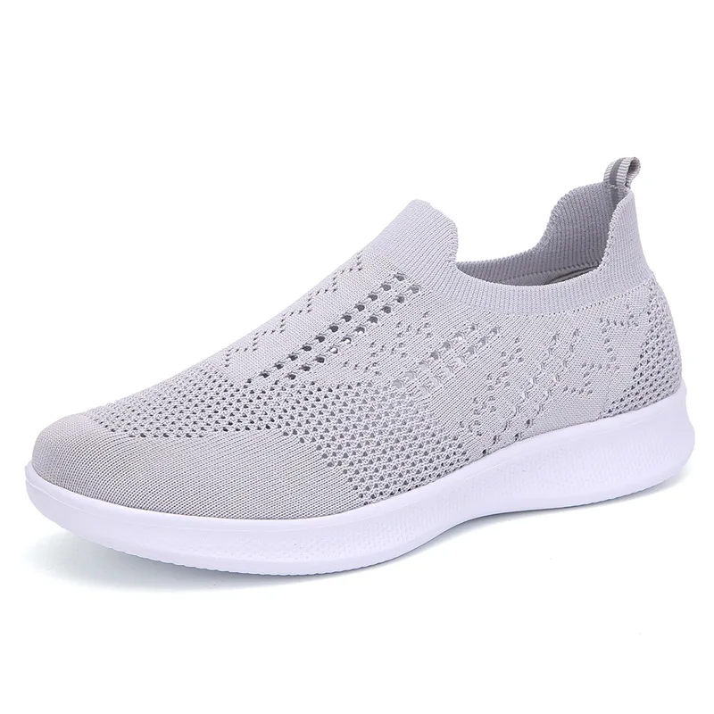 

Women's Flat Shoes Slip on Walking Jogging Loafers Summer Comfortable Womens Shoes White Flat Shoes Women Old Man Shoes