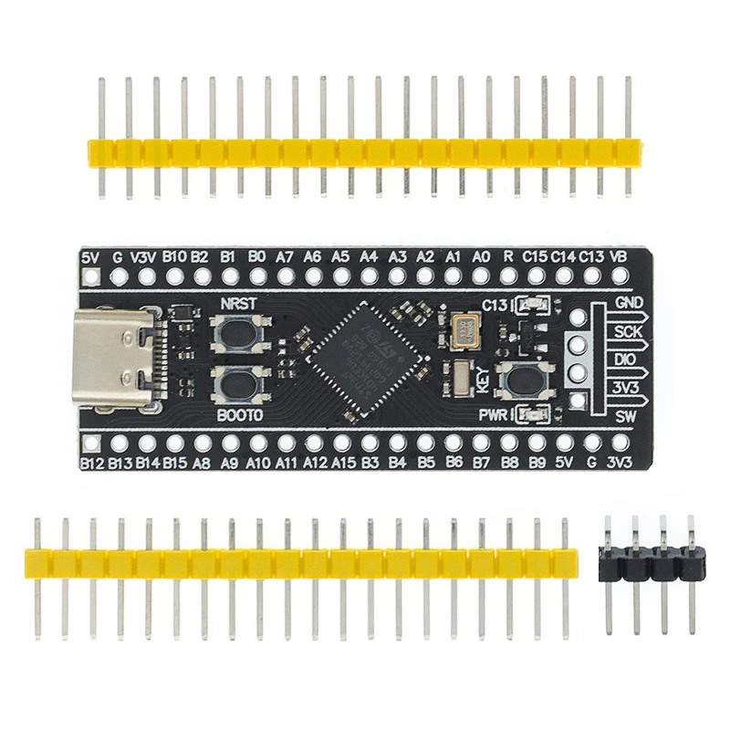 Макетная плата STM32F401CCU6 STM32F411CEU6 V3.0 STM32F4 макетная обучающая 84 МГц 96 КБ ОЗУ 512KB/100 128 512KB