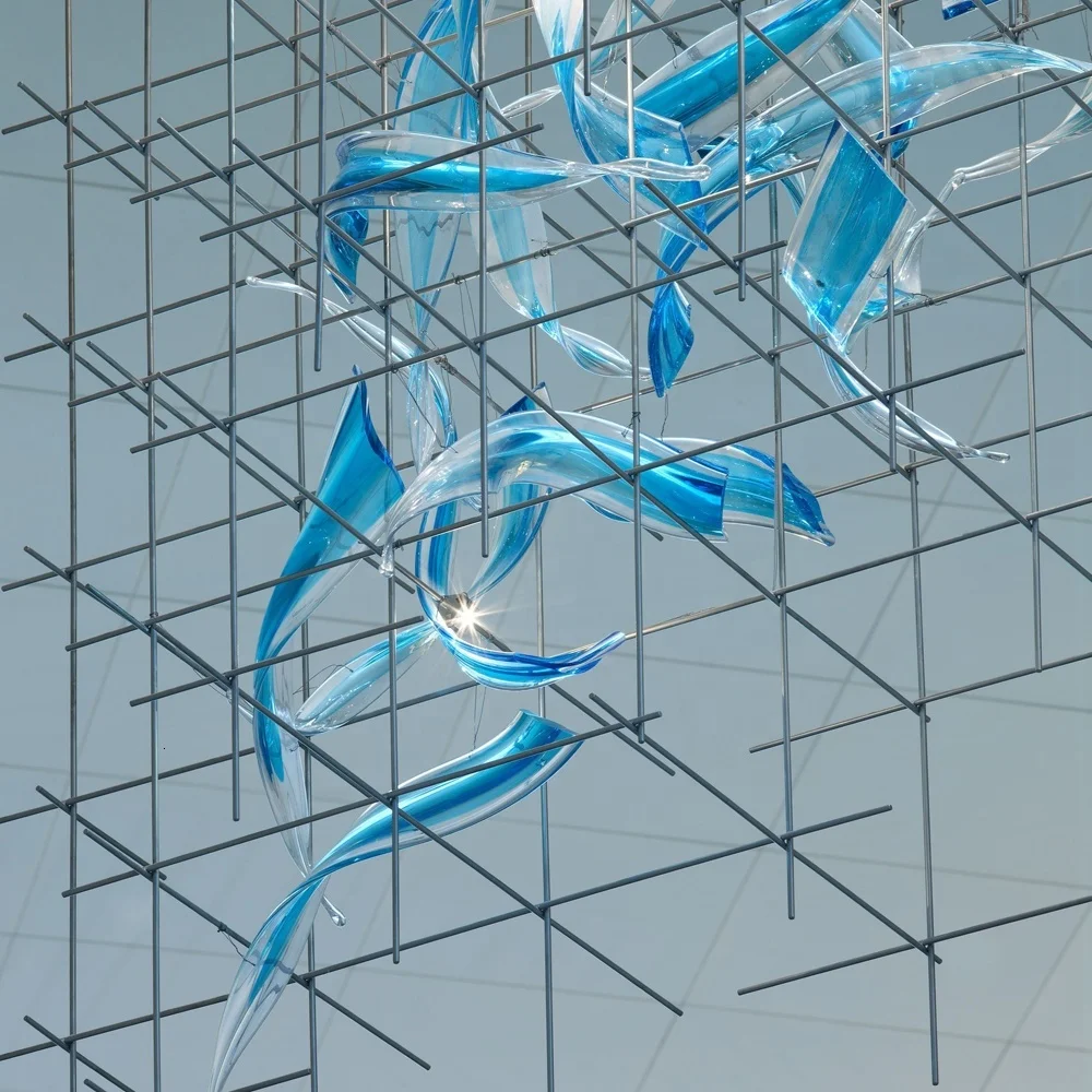 Индивидуальная большая индивидуальная художественная Люстра для отеля модная