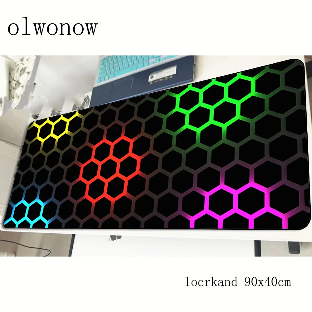 

Шестигранник Абстрактный Коврик для мыши с изображением 700x400x3 мм лучший игровой коврик для мыши геймер коврик красочные компьютерный стол.....
