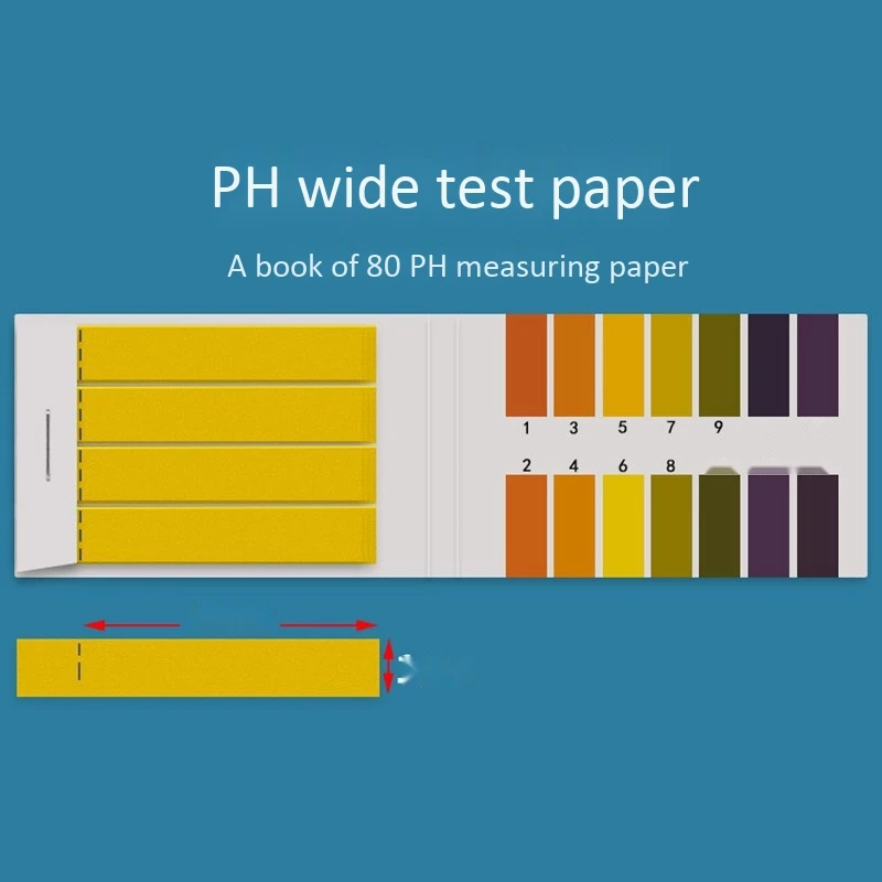 Лакмусовые полоски 1-14 в диктор бумага лабораторный Лакмус тест 80 1 комплект для