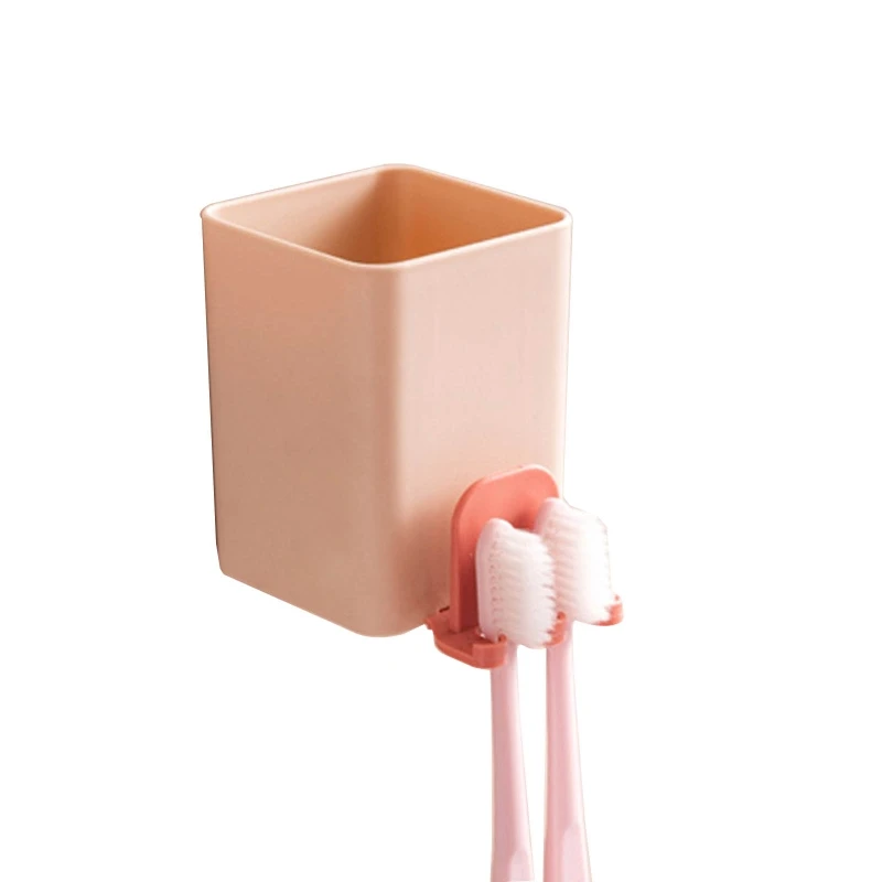 

27RE Wall Mounted Toothbrush Holder for Bathroom Multifunctional Suction Cup Storage Box for Electric Toothbrush Toothpaste