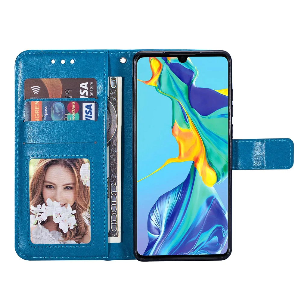 Кожаный чехол на samsung Galaxy A50 бумажник для Coque A10 A20 A30 A30S A40S A50S A70 M10 M20 M30 3D флип