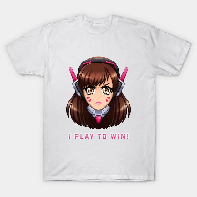Мужская футболка D. Va I play to win! Футболка Для женщин |