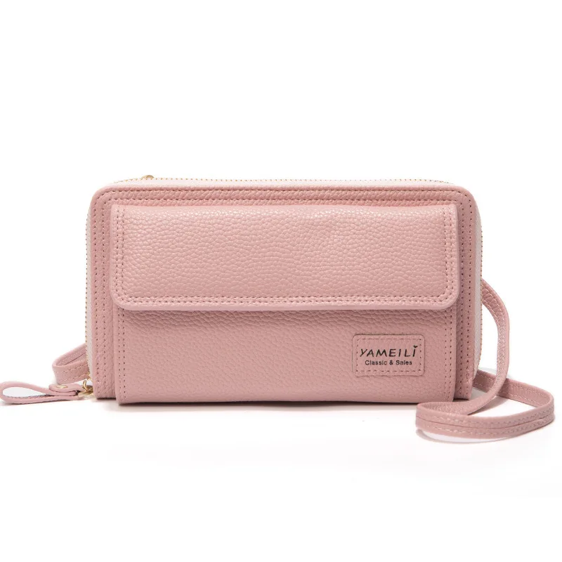 

New Single Shoulder Crossbody Bag and Fashion Trend Women's Bag of Pu Leather and Small Square Bag of Mobile Phone Bag