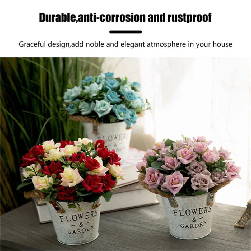 Фотореквизит цветочный горшок для сада винтажный подарок дизайн букв