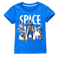 2021 summer space jam 2 printed children cartoon t shirt kids t shirt toddler boys girls short sleeves anime tshirt o neck tops
