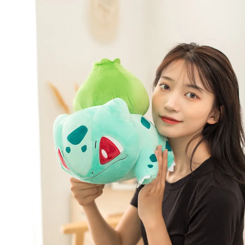 Большой размер Kawaii Balbasaur Пикачу лягушка плюшевая игрушка очень большая