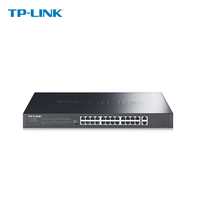 TP LINK 24 портовая сеть PoE переключатель поэ двойная Gigabit Uplink AP камера