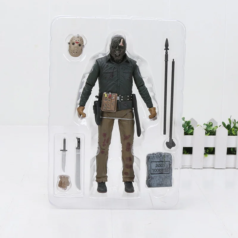 5no box " NECA фигурка Фредди Джейсон пятница 13-я последняя часть Jason Voorhees игра NECA фигурка подарки на Хэллоуин - Цвет: 5no box