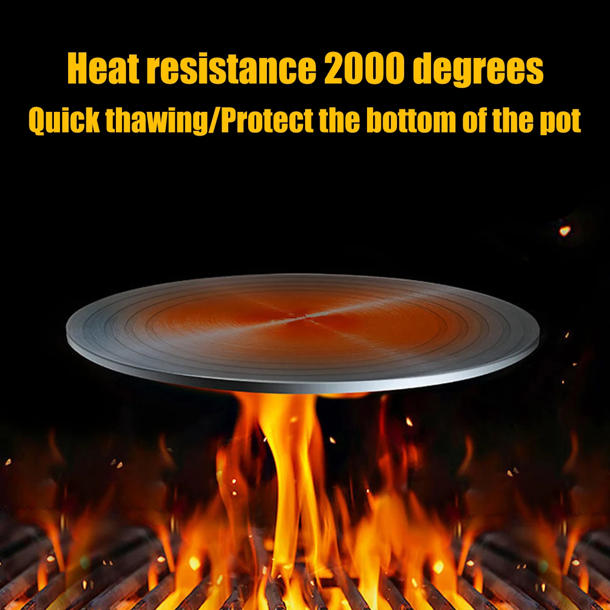 

Кухонные инструменты, многофункциональная доска для размораживания с подогревом 24/28 см, защитная нижняя часть горшка, лоток для быстрого ра...