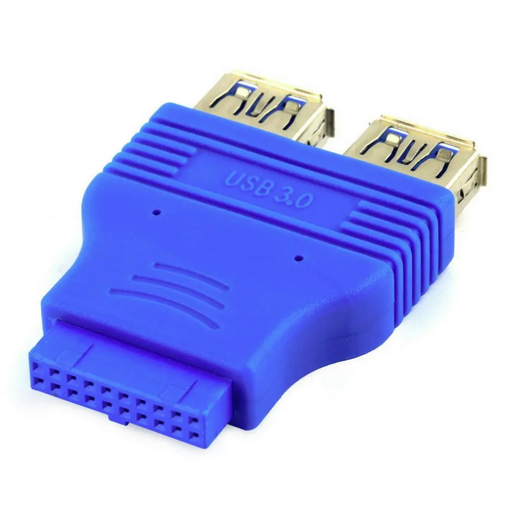 Материнская плата 2 порта Usb 3 0 A гнездо к 20 Pin гнездовой разъем адаптер Hd ТВ