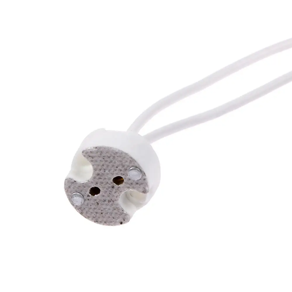 

5pcs Mr11 Mr16 Gu5.3 G4 Wire Connector Halogen Led Bulbs Lamp Holder Base Socket Led Light Stand Base For Chandelier