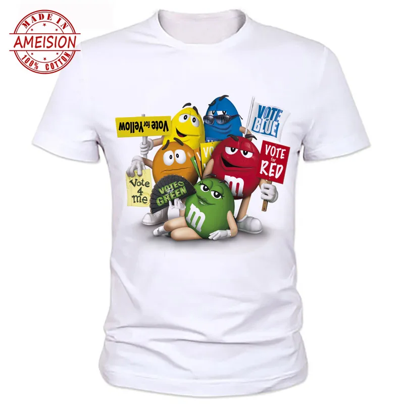 Топы Забавные футболки с графическими принтами для мужчин 3d мультяшный принт еда