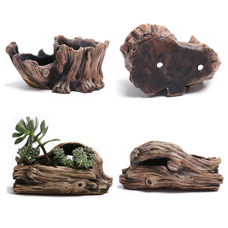 Strongwell китайский корень дерева цветочный горшок дерево пень цемент мясистый