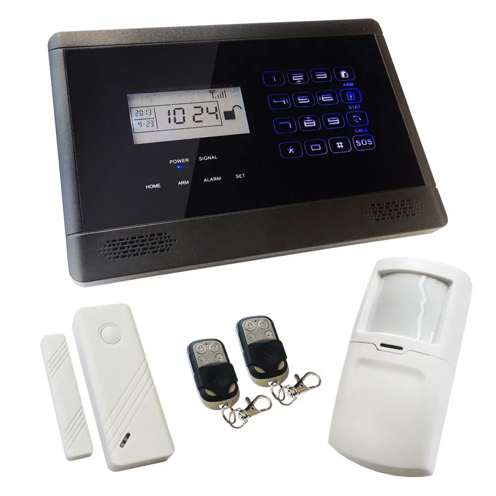 Новый Беспроводной и Проводная GSM автодозвон охранной сигнализации дома решение