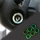 Jameo авто крышка переключателя зажигания наклейки-кольца наклейка для Skoda Octavia A7 Fabia для SEAT Leon Ibiza CUPTRA аксессуары