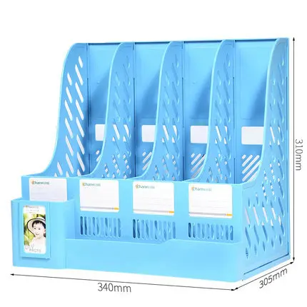 4 - Box Type Многофункциональный офисный бумажный лоток A4 коробка бумажный Органайзер стол журнал держатель файл Органайзер лоток - Цвет: 4 - Box Type