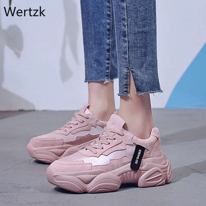 Женские кроссовки на массивном каблуке Модная женская обувь платформе Обувь