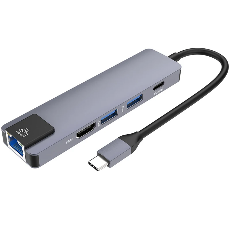 5 в 1 usb концентратора типа c кабе