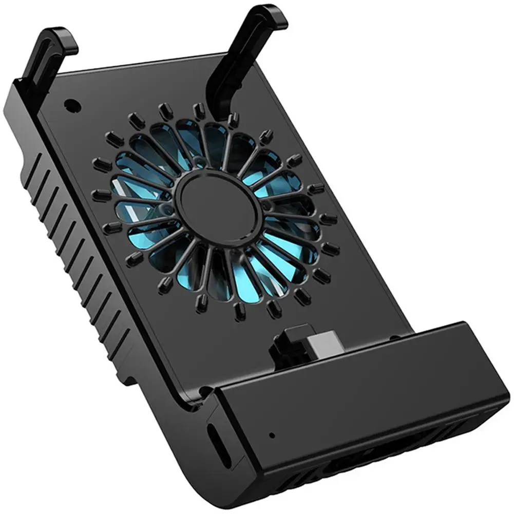 

DSS-93 Mute Cooling Host Holder Built-in High Speed Fan With Type-C Port Stretchable Design for Mobile Phone Switch Lite Console