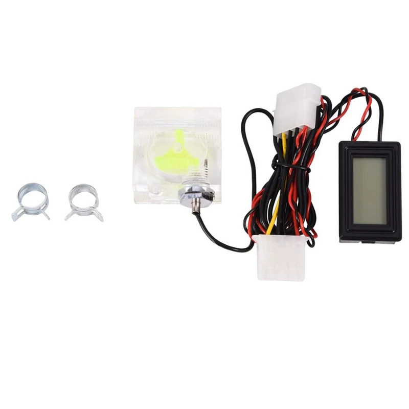 ПК 3 Way расходомер цифровой термометр компьютер водяное охлаждение Системы