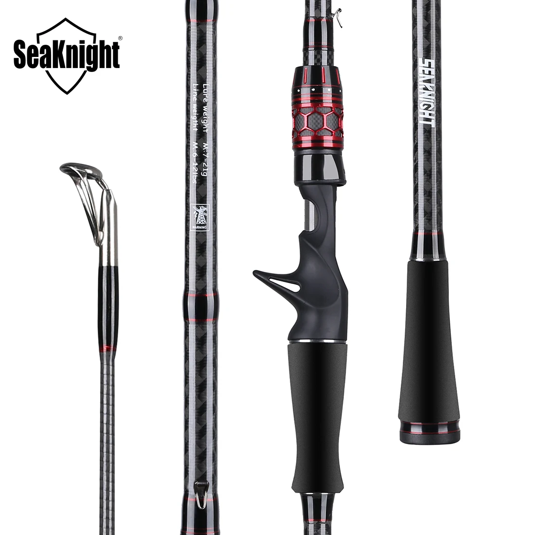 SeaKnight Kraken L ML M MH Power 2 4 1 98 Удочка X Shaped Carbon FUJI Guide секции спиннинговое литье