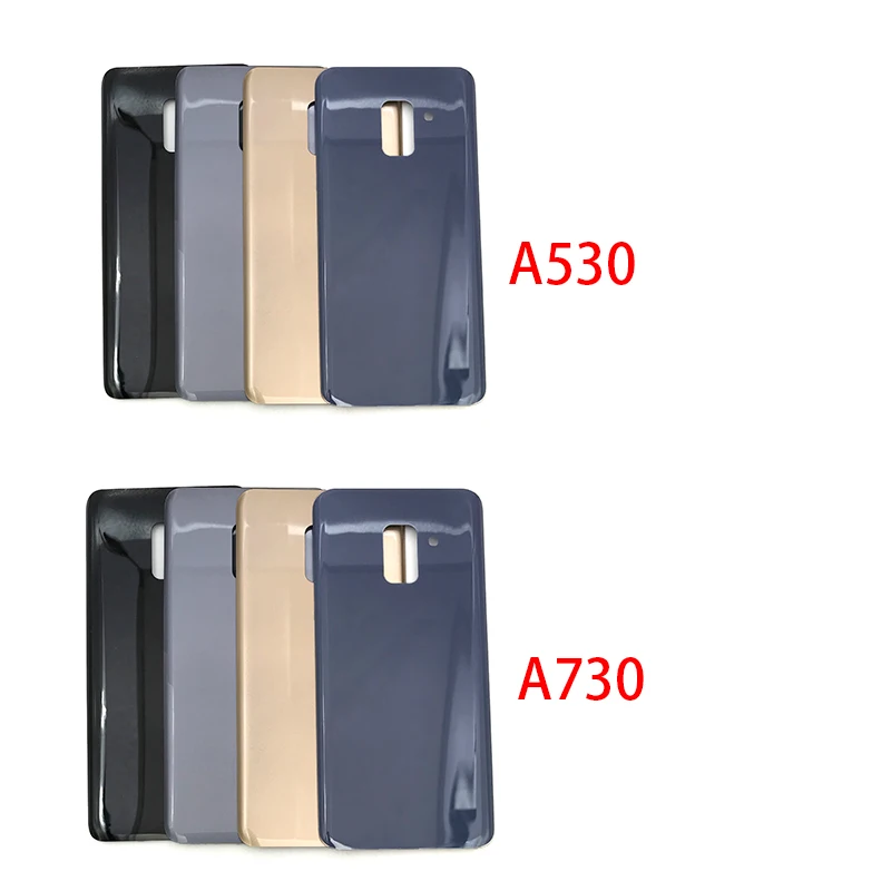 Задняя крышка из стекла для Samsung Galaxy A8 Plus + 2018 A730 A730F A530 A530F задняя батарейного