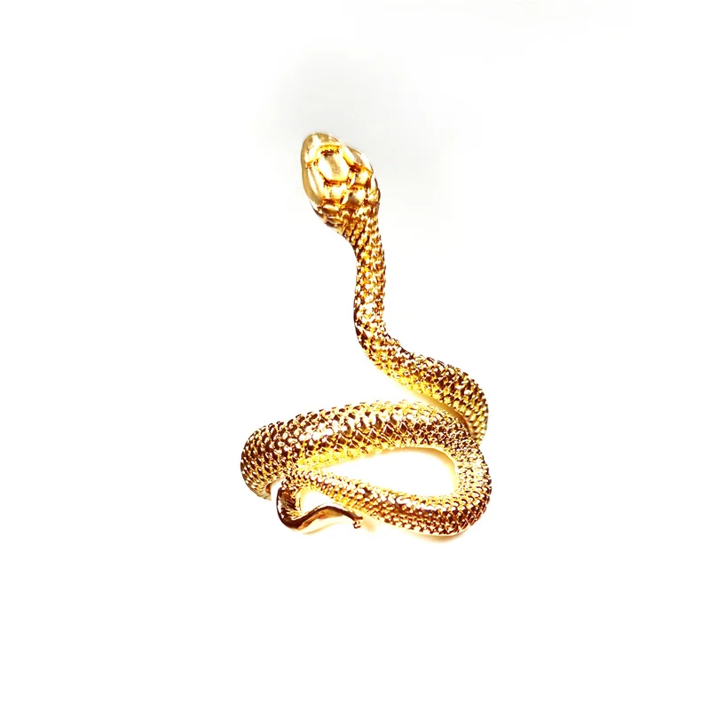 

Dropshipping Novelty And Creative Spirit Snake Ring Gothic Personality Zodiac Male Open Ring Gift