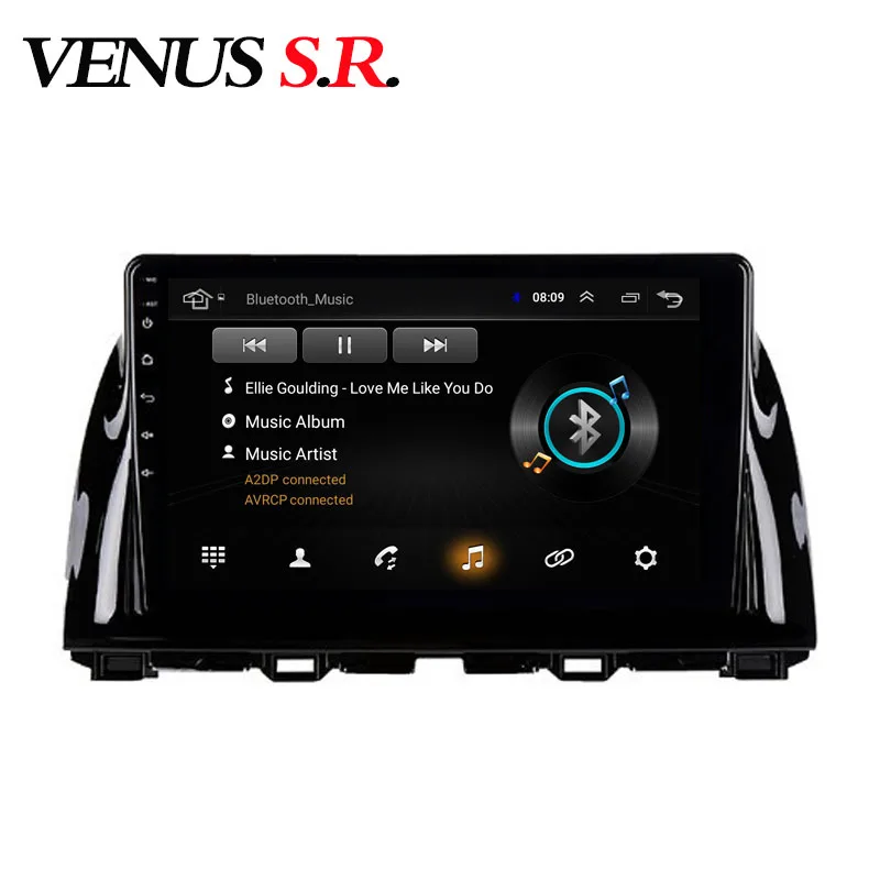 Автомобильный DVD-плеер VenusSR Android 8 1 GPS-навигация мультимедийный плеер для Mazda CX5 CX-5