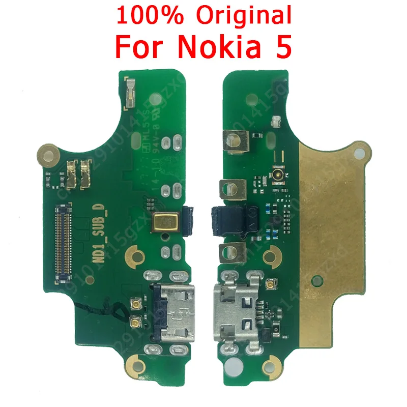 Оригинальный зарядный порт для Nokia 5 Nokia5 зарядная плата USB разъем печатная док