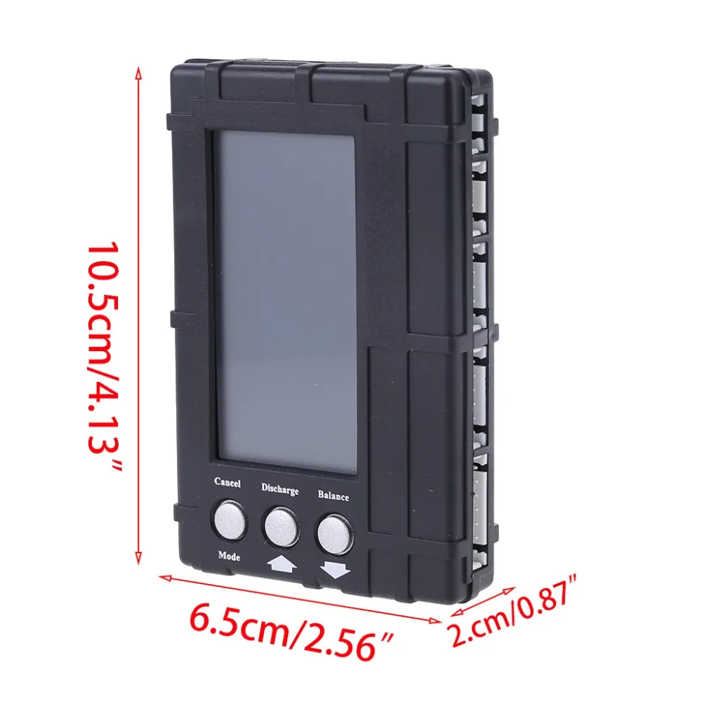 3 в 1 RC 2 s-6s lcd Li-Po батарея балансировочный измеритель напряжения тестер и разрядка
