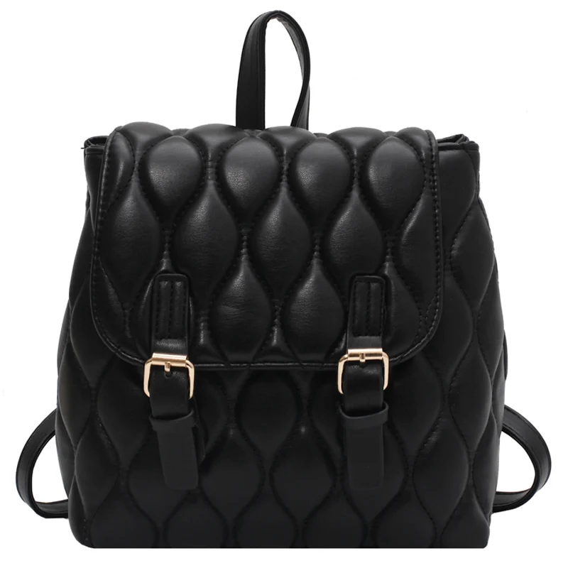 

Women Backpack Fashion Bag 2021 PU Leather Women Backpack Designers Brand for Teenage Girl High Quality Travel Books Rucksack