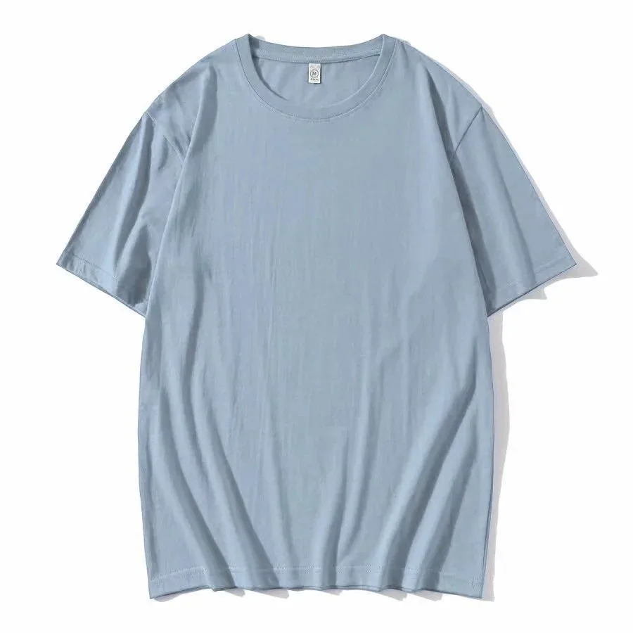 

Хлопковая футболка с коротким рукавом и круглым вырезом