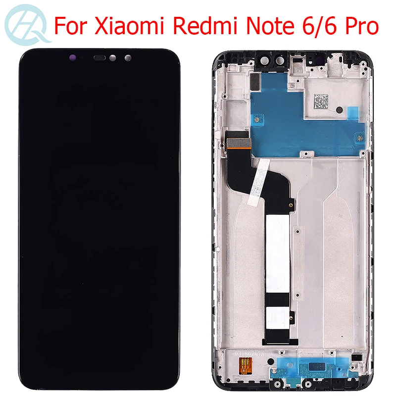 Оригинальный дисплей Redmi Note 6 для Xiaomi Pro ЖК с рамкой сенсорный экран 10 дюймов 26