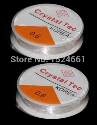 Катушка прозрачной эластичной нити для бисероплетения 5-20 м 0 4-1 мм | Украшения и