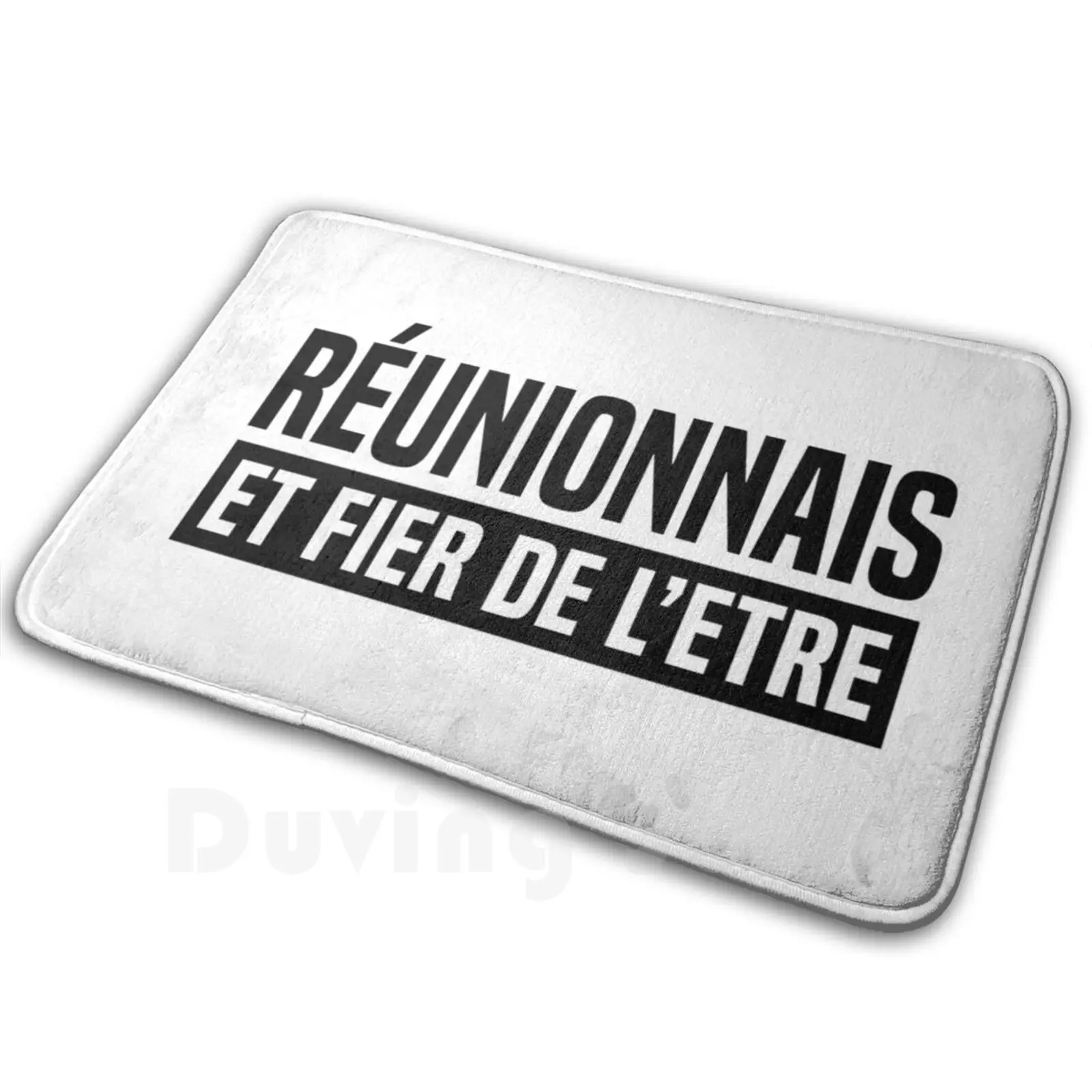 Коврик для ковриков Reunionese с гордостью мягкий коврик встречи и гордости встреч на