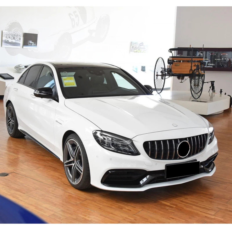 Передняя решетка GT для Mercedes W205 C Class 2015-2021 C63 C63S AMG sport передняя из АБС передний