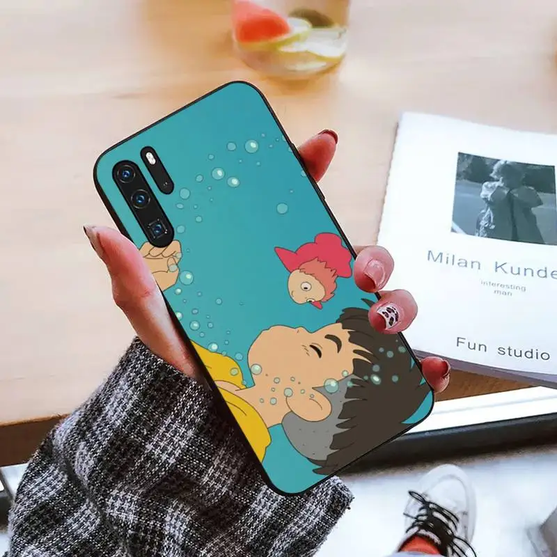 

Cliff Krajews Ponyo Studio Ghibli Phone Case For Huawei honor Mate P 9 10 20 30 40 Pro 10i 7 8 a x Lite nova 5t