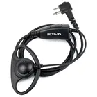 Гарнитура Retevis R-122 D 2Pin для Motorola GP68GP88GP3002000CT150P040Pro1150 HYT