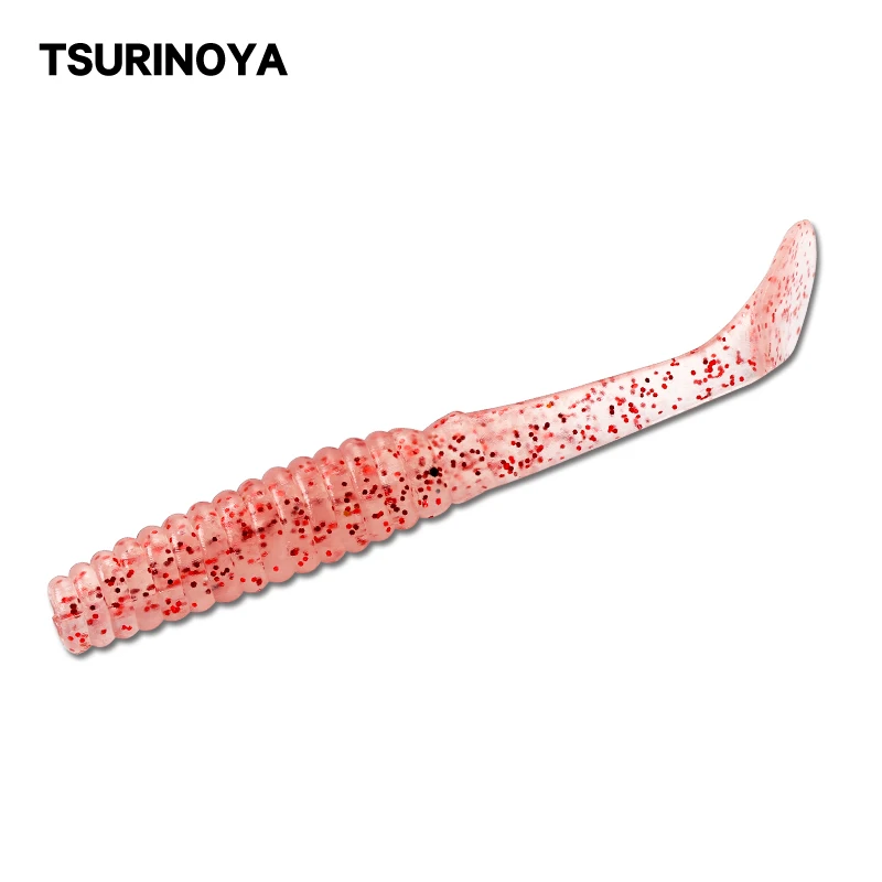 TSURINOYA прочность 75 мм 2 1g с добавлением соли T хвост запахом в подводном царстве
