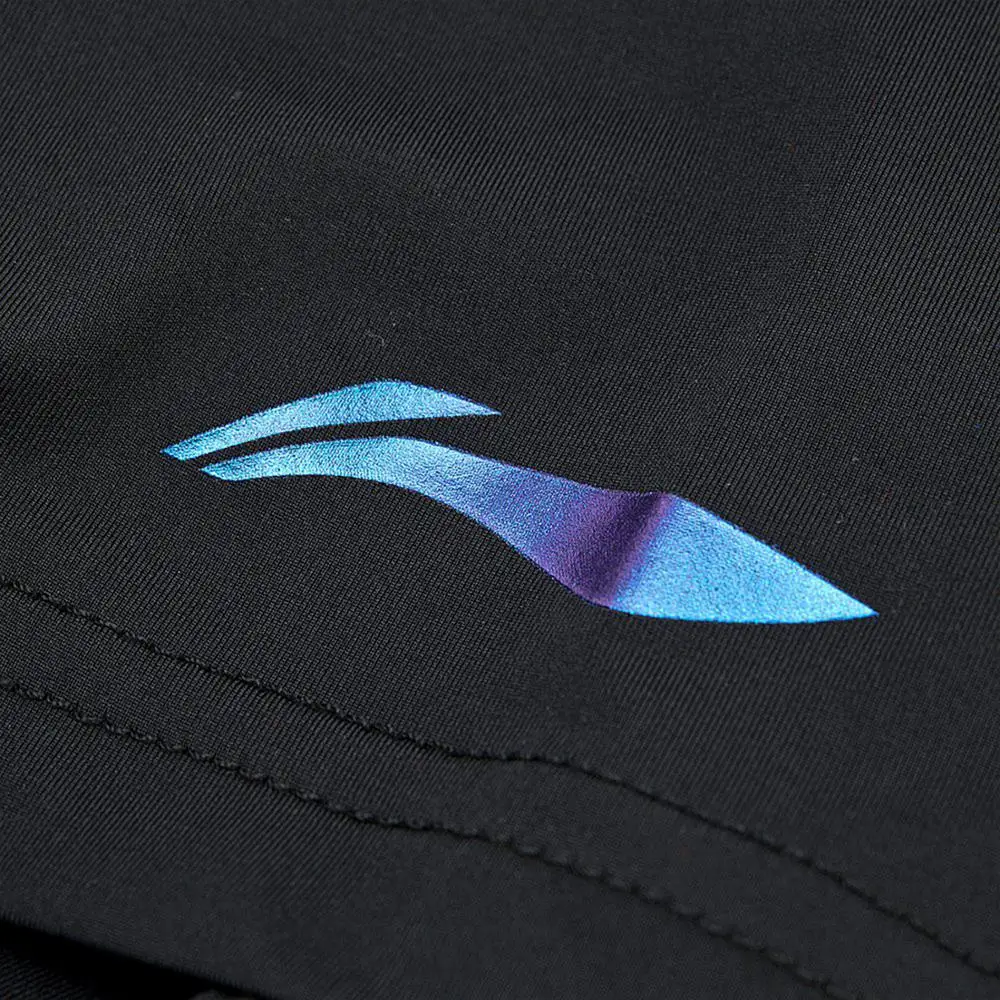 Мужские футболки для бадминтона Li-Ning дышащие 81% полиэстер 19% спандекс подкладка li