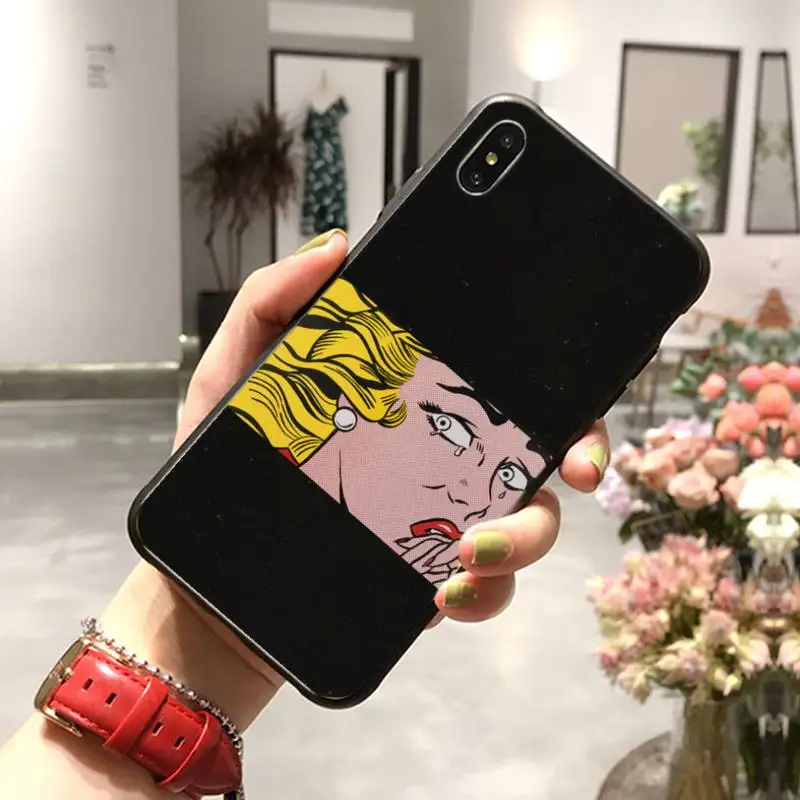 HTxian 0 Roy Lichtenstein DIY Роскошный чехол для телефона iPhone 11 pro XS MAX 8 7 6 6S Plus X 5 5S SE XR |