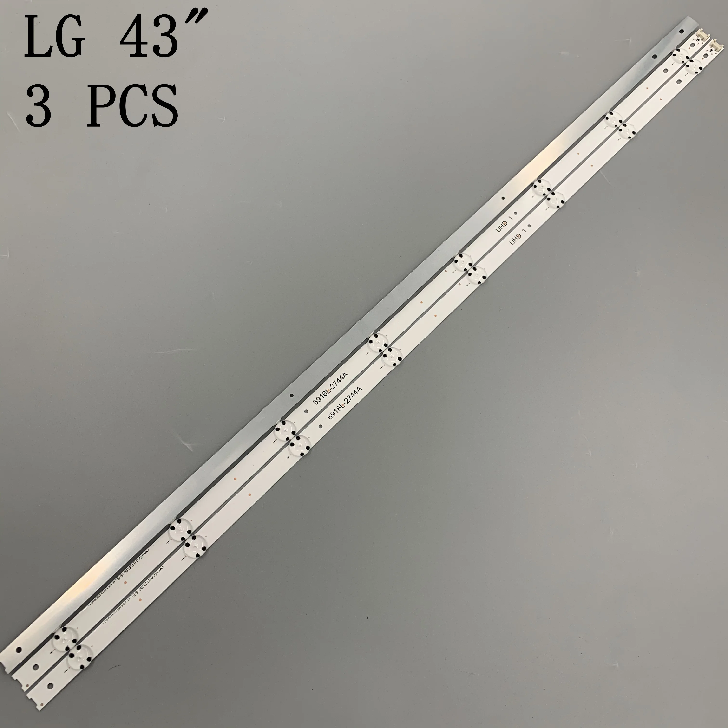 Светодиодный светильник для телевизора LG 43 &quot 84 см 7/8 43lh5700 43VH6100 43UH603V 6916L-2744A 6916L-2743A